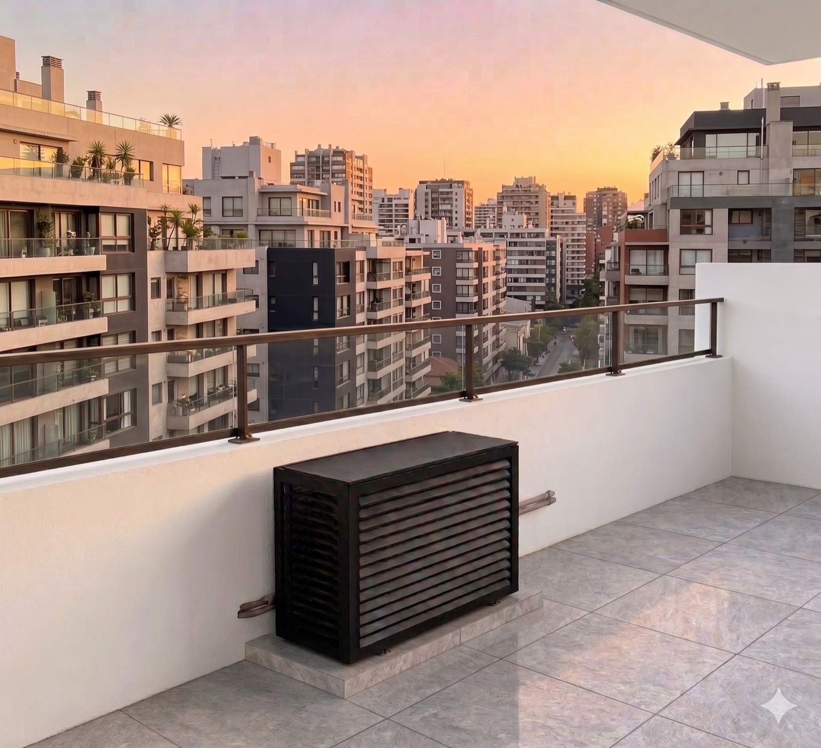 Caixa Smart Decor em varanda