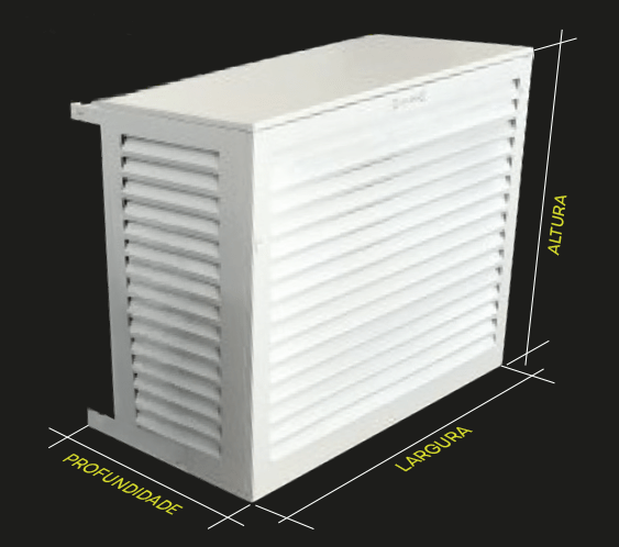 Caixa Smart Decor — dimensões (largura, altura, profundidade)